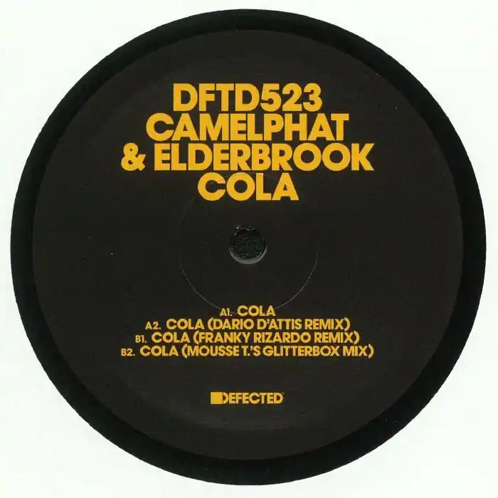 Camelphat / Elderbrook Cola Defected vinyl record Certified