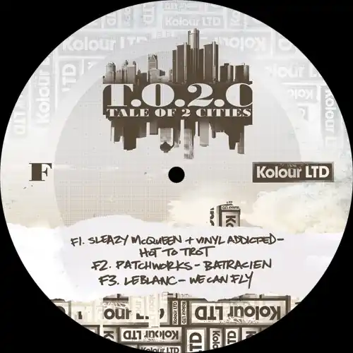 Authentic Eddie C / Napoleon / Sleazy McQueen / Patchworks Tale of 2 Cities Part 3Kolour LTD vinyl record