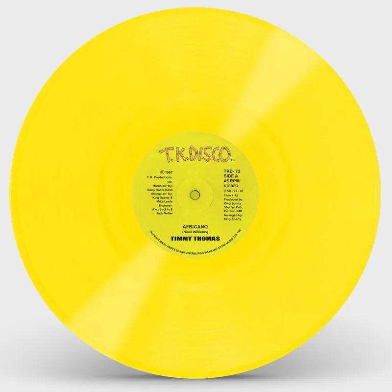 Thomas, Timmy Africano TK Disco vinyl record Free Shipping