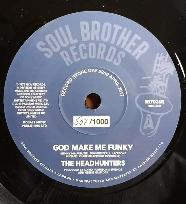 Headhunters God Make Me Funky / If You've Got It, You'll Get It Soul Brother vinyl record Buy Today