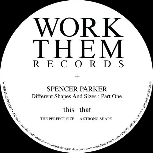 Spencer Parker Different Shapes And Sizes : Part One Work Them Records vinyl record Discount