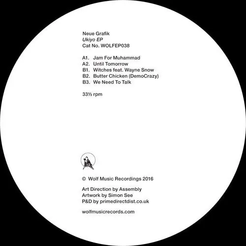Neue Grafik Ukiyo EP Wolf Music vinyl record Hot Deal