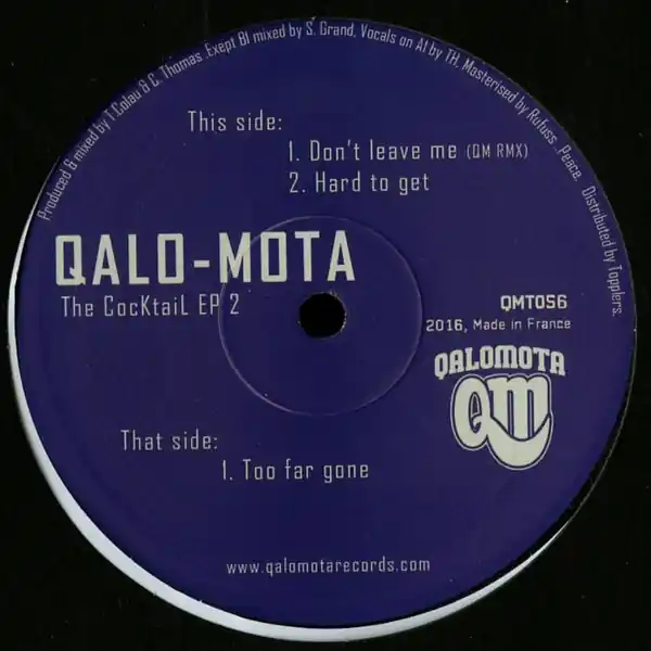 Reduced Price Qalo Mota The Cocktail EP 2 Qalo Mota vinyl record