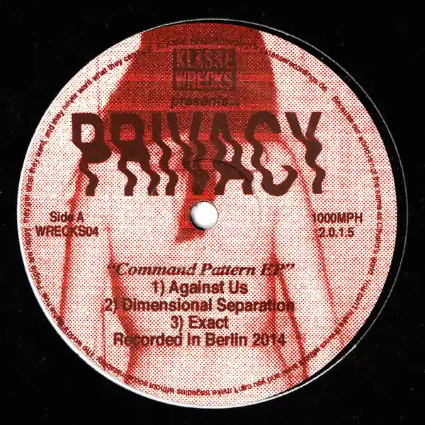 Privacy Command Pattern EP Klasse Wrecks vinyl record Low Price