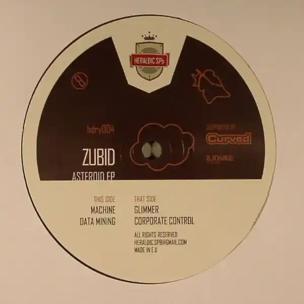 Zubid Asteroid EP Heraldic vinyl record Money Back Guarantee