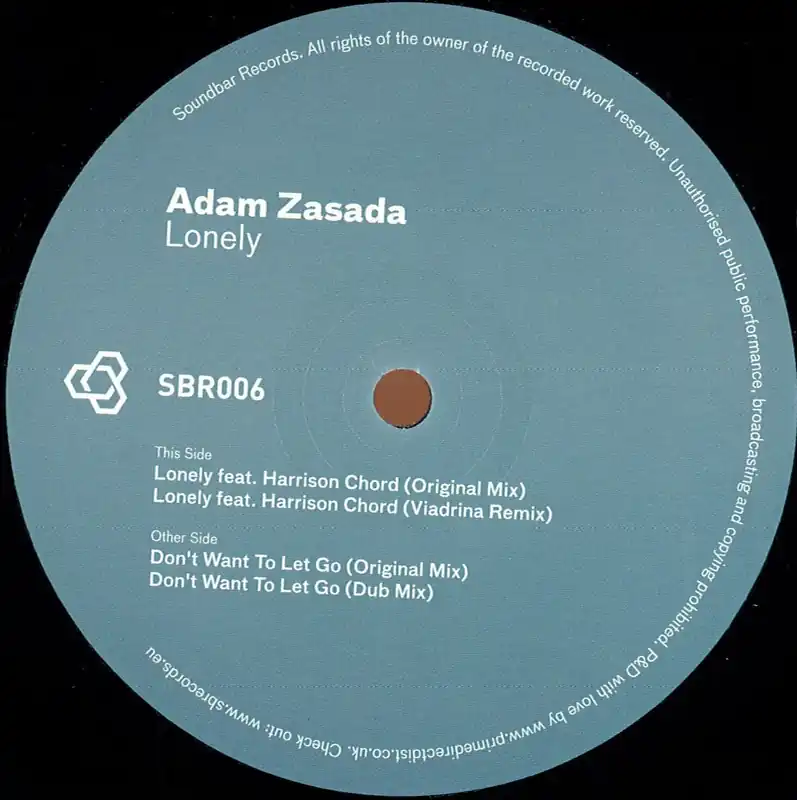 Zasada, Adam Lonely Soundbar vinyl record Best Choice