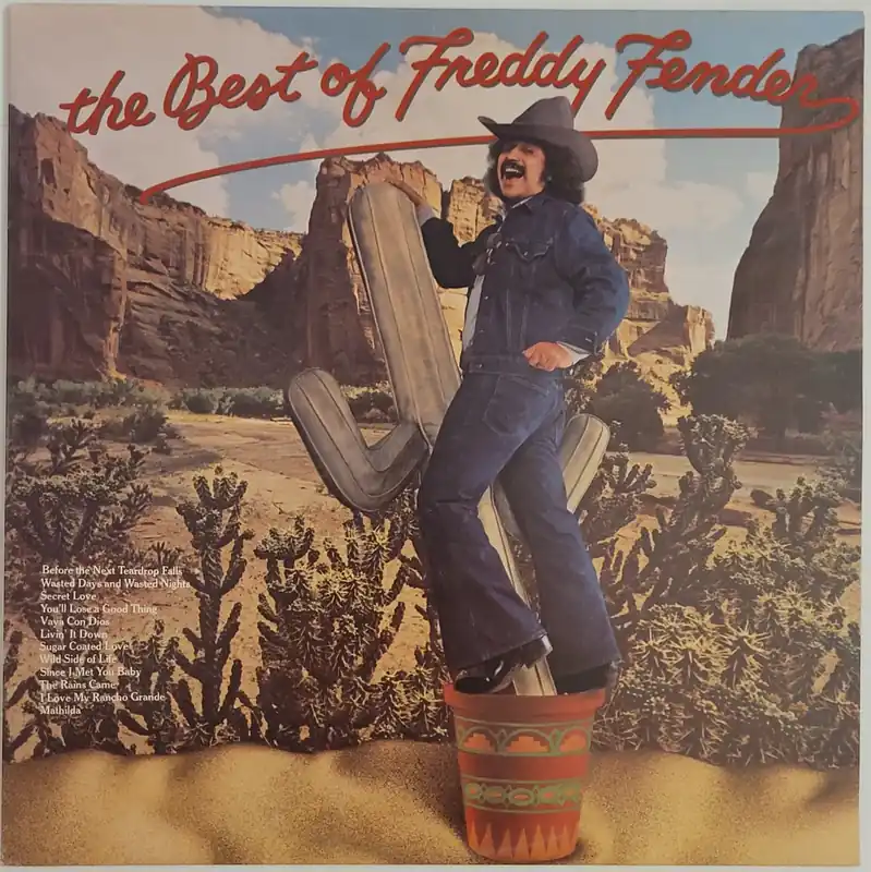 Freddy Fender - The Best Of Freddy Fender Lp– museum vinyl Express Delivery