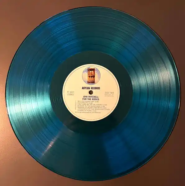 Joni Mitchell - For The Roses Lp (Ltd Transparent Aqua)– museum vinyl Fast Shipping