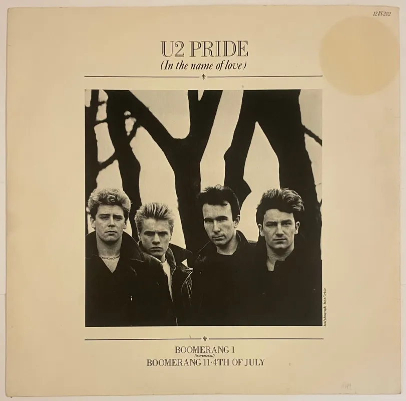 U2 - Pride (In The Name Of Love) 12" Single– museum vinyl Viral