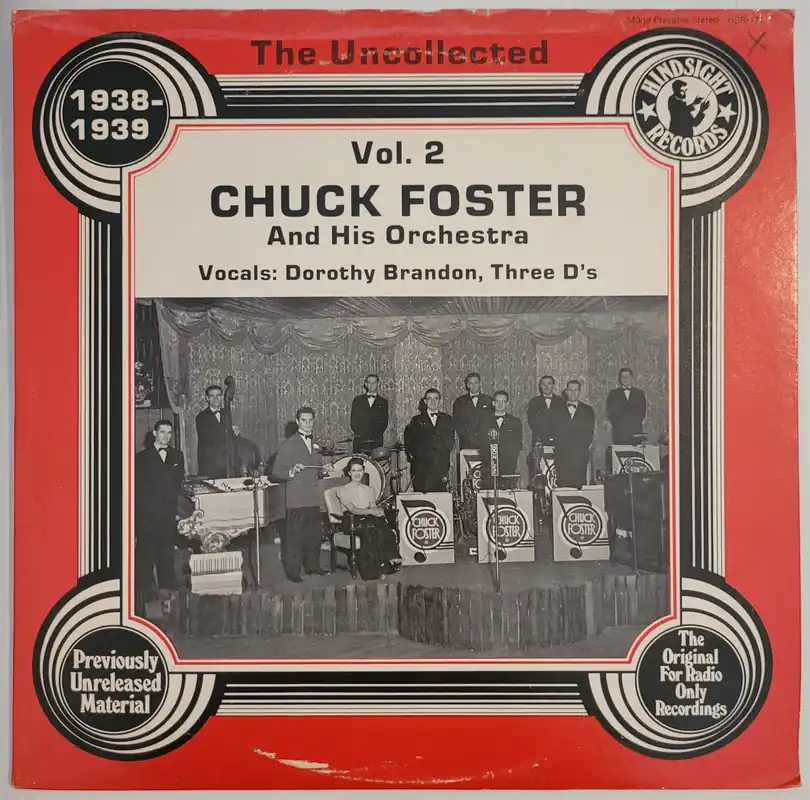 Chuck Foster And His Orchestra - The Uncollected Vol. 2 1938-1939 Lp– museum vinyl Best Price