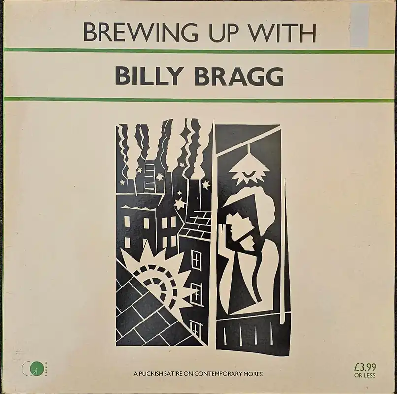 Fresh Stock Billy Bragg - Brewing Up With Billy Bragg Lp– museum vinyl