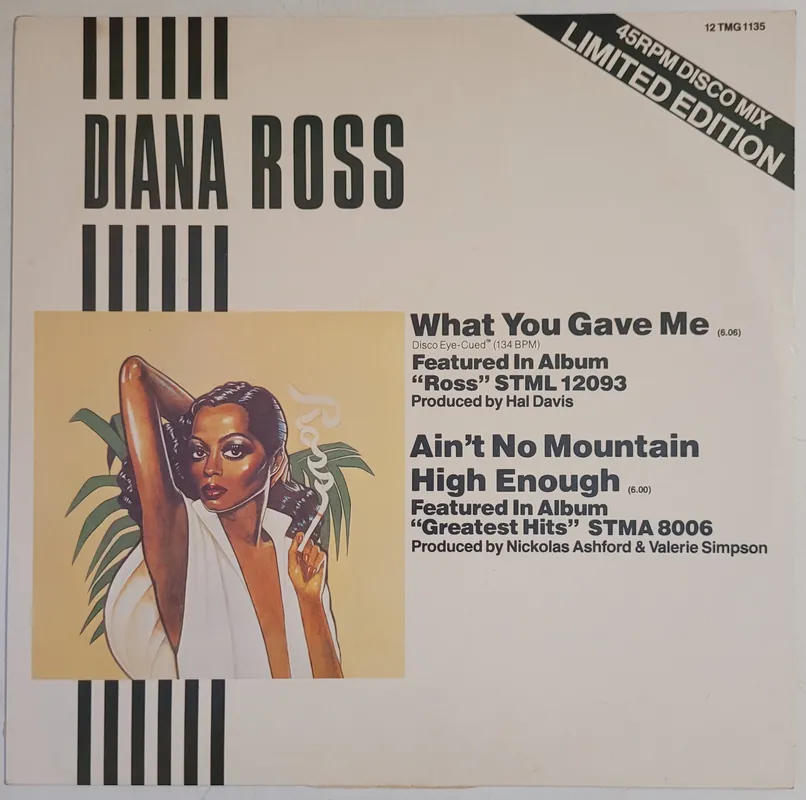 Shop Now Diana Ross - What You Gave Me / Ain't No Mountain High Enough 12" Sing– museum vinyl