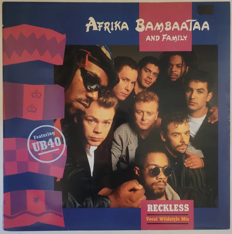 High Quality Afrika Bambaataa And Family Featuring UB40 – Reckless (Vocal Wildstyle– museum vinyl