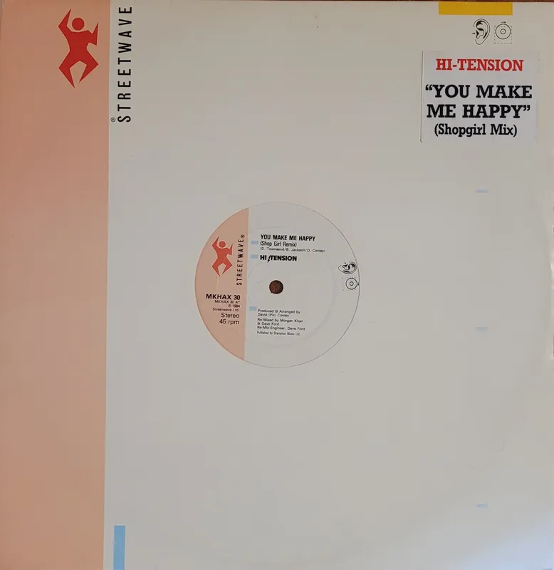 Limited Time Hi-Tension - You Make Me Happy 12" Single– museum vinyl