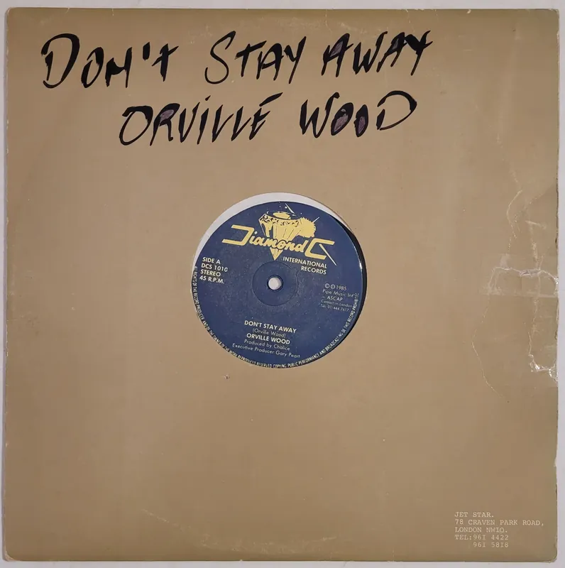 Flash Sale Orville Wood - Don't Stay Away 12" Single– museum vinyl