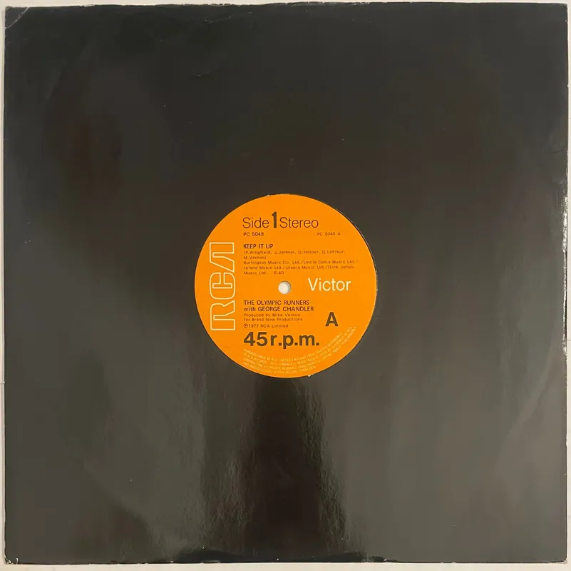 Free Returns The Olympic Runners With George Chandler – Keep It Up 12" Single– museum vinyl