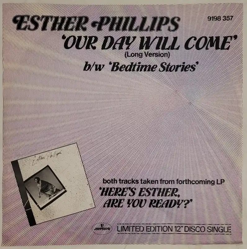 Esther Phillips - Our Day Will Come 12" Single– museum vinyl Handmade
