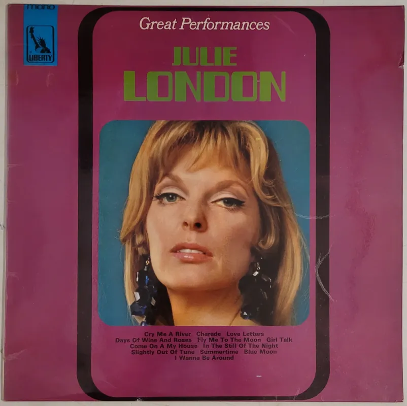 Latest Julie London - Great Performances Lp– museum vinyl