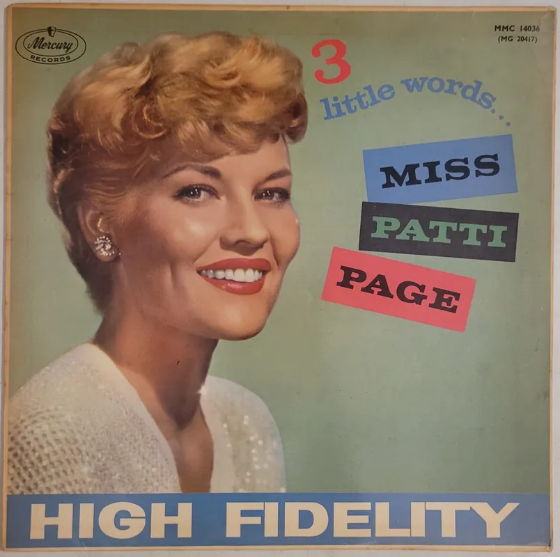 Patti Page - 3 Little Words...Miss Patti Page Lp– museum vinyl Viral