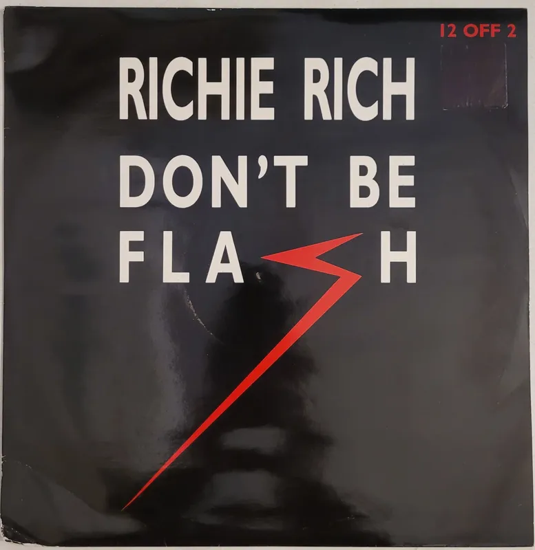 Bargain Richie Rich - Don't Be Flash 12" Single– museum vinyl