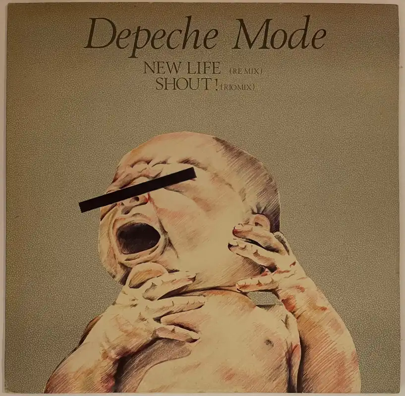 Depeche Mode - New Life (Re Mix) / Shout! (Rio Mix) 12" Single– museum vinyl Free Returns