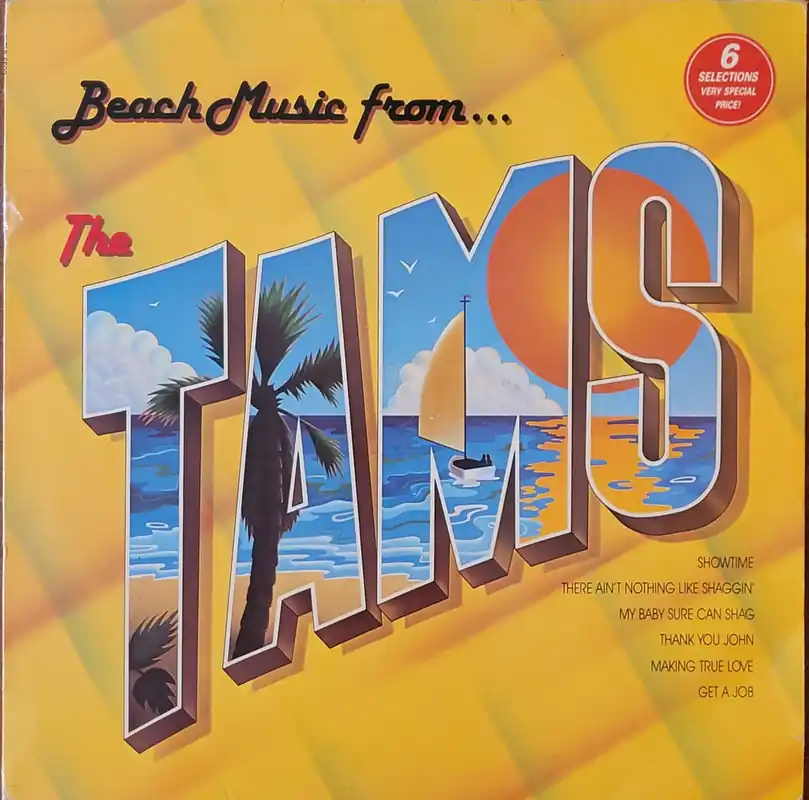 Brand New The Tams - Beach Music From The Tams Lp– museum vinyl