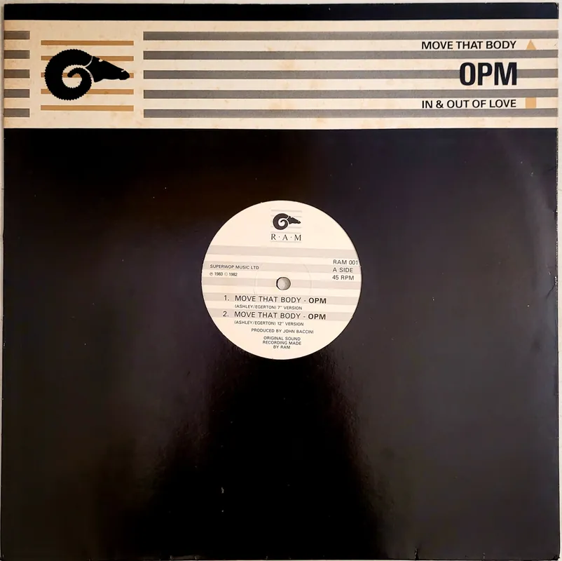 Fast Shipping OPM - Move That Body / In & Out Of Love 12" Single– museum vinyl