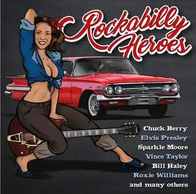 While Supplies Last Various - Rockabilly Heroes Lp (Ltd RSD 2024 Blue/White/Black)– museum vinyl