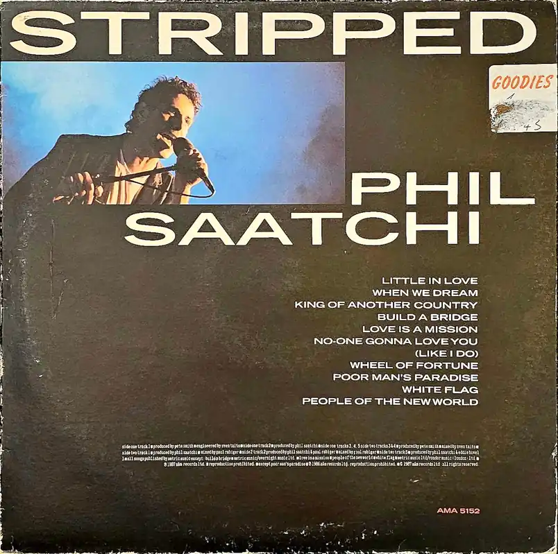 Phil Saatchi - Stripped Lp– museum vinyl Deal