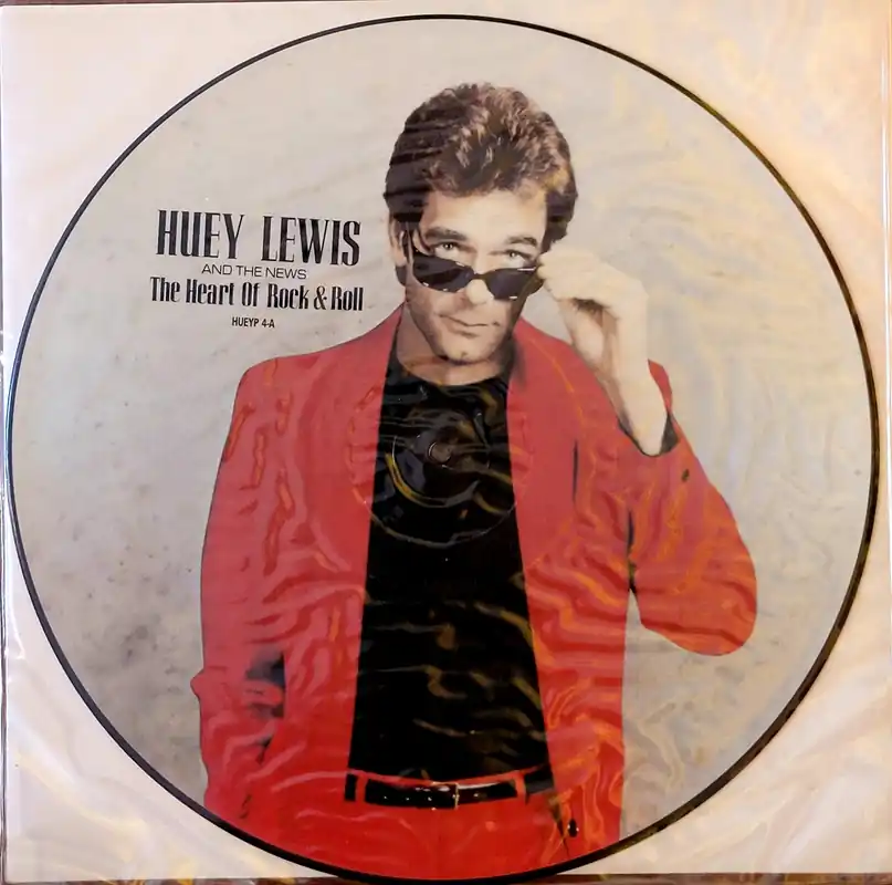 No Minimum Order Huey Lewis And The News – The Heart Of Rock & Roll 12" Single (Picture– museum vinyl