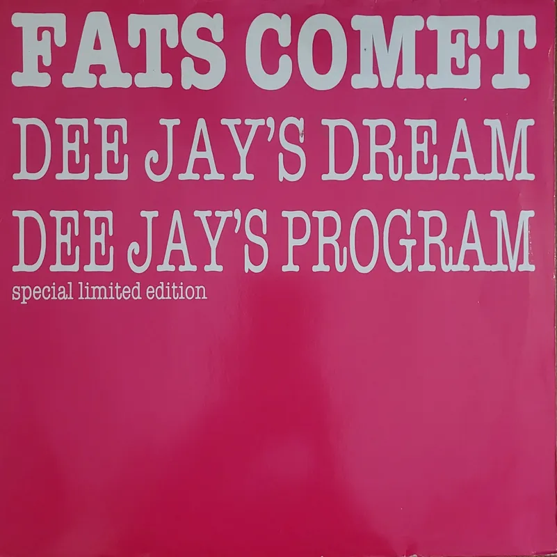 Fats Comet - Dee Jay's Dream 12" Single (Ltd Edition)– museum vinyl Shop Now
