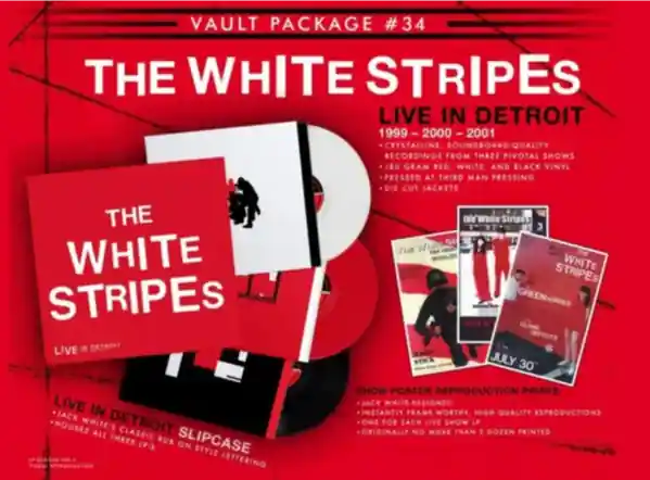 Certified The White Stripes - Live In Detroit Lp Box Set (Ltd Red/White Deluxe V– museum vinyl