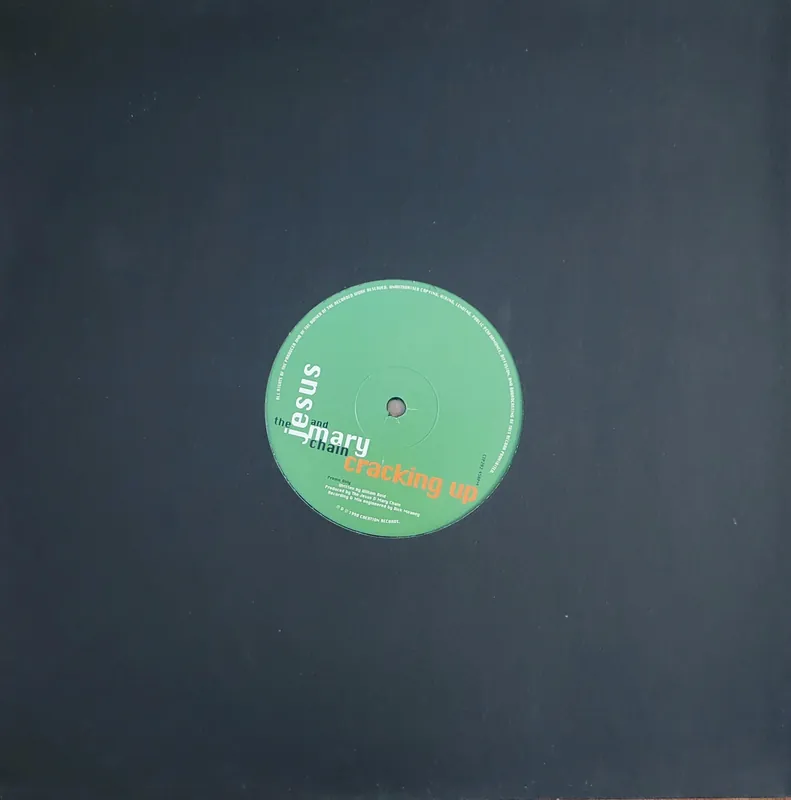Seasonal Sale The Jesus And Mary Chain - Cracking Up 12" Single (Promo)– museum vinyl
