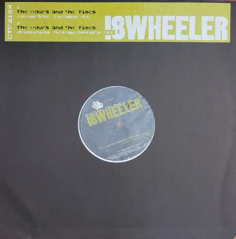 18Wheeler - The Hours And The Times 12" Single (Promo)– museum vinyl Free Shipping