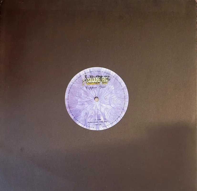 3 Colours Red - Copper Girl 12" Single (Promo)– museum vinyl Big Sale