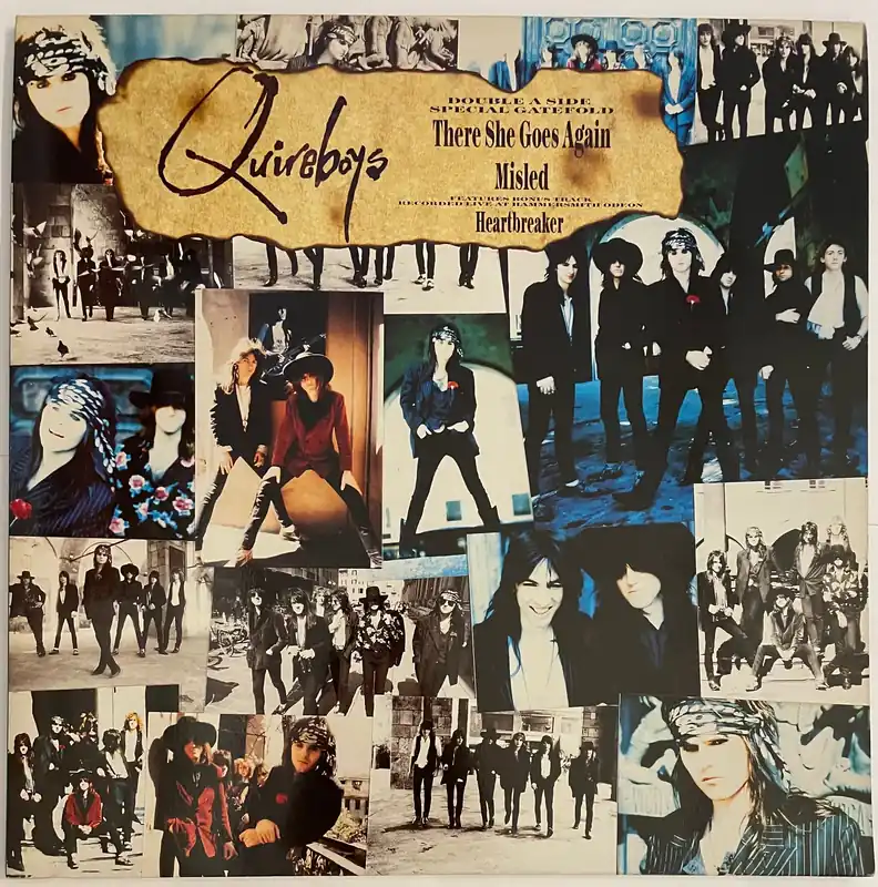 Quireboys - There She Goes Again 12" Single– museum vinyl Bargain