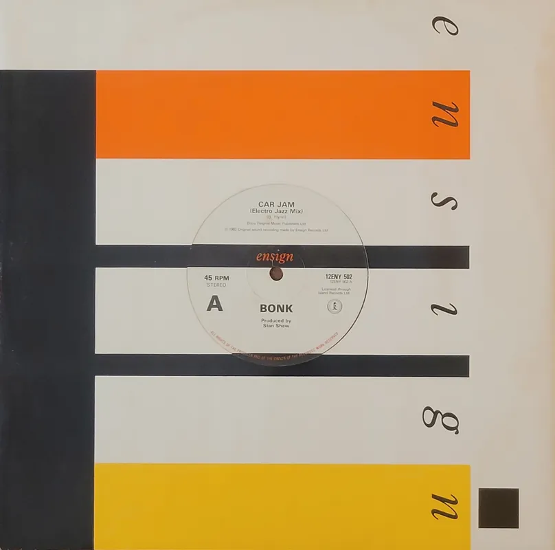 Grab Now Bonk - Car Jam / Cupids In Cars 12" Single– museum vinyl