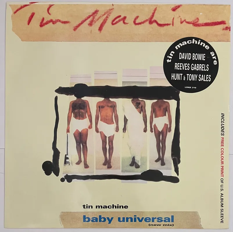 Worldwide Shipping Tin Machine - Baby Universal (New Mix) 12" Single (Includes Bonus Prin– museum vinyl