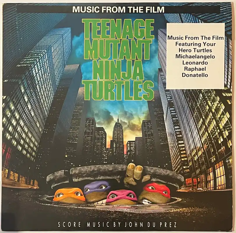 Various - Music From The Film Teenage Mutant Ninja Turtles Lp– museum vinyl Today Only