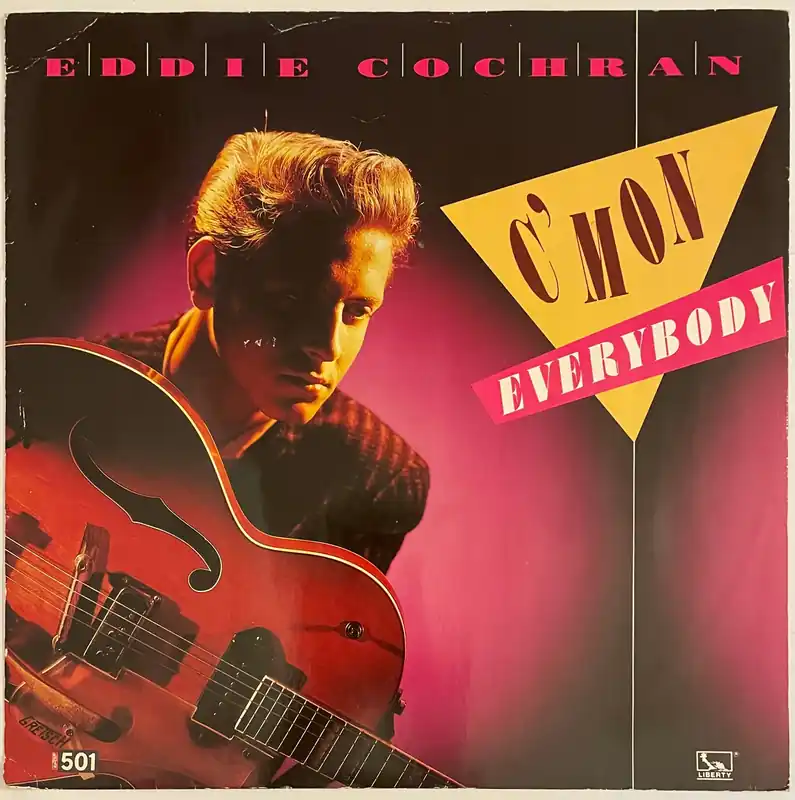 Direct From Manufacturer Eddie Cochran - C'Mon Everybody 12" Single– museum vinyl
