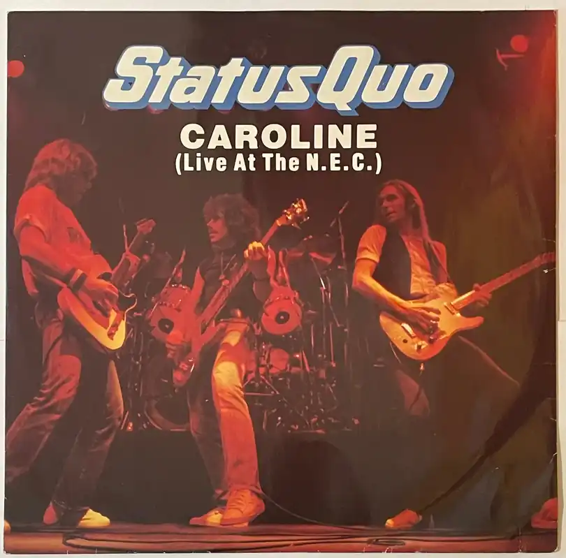 Don’t Miss Out Status Quo - Caroline (Live At The N.E.C.) 12" Single– museum vinyl