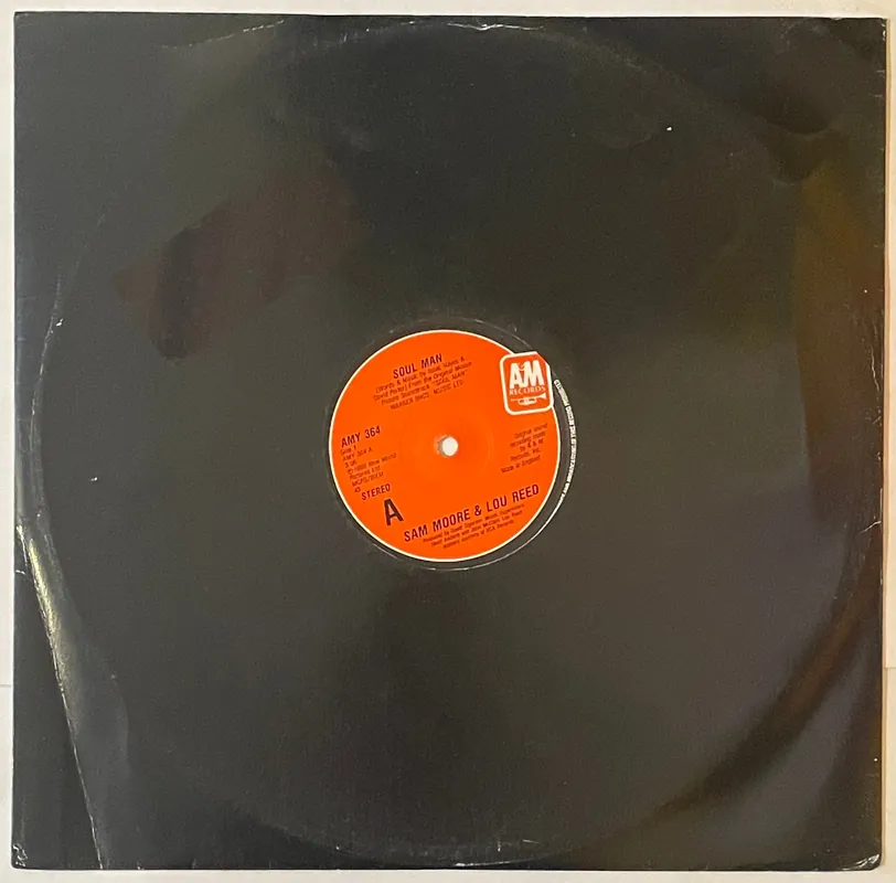 Luxury Sam Moore & Lou Reed - Soul Man 12" Single– museum vinyl