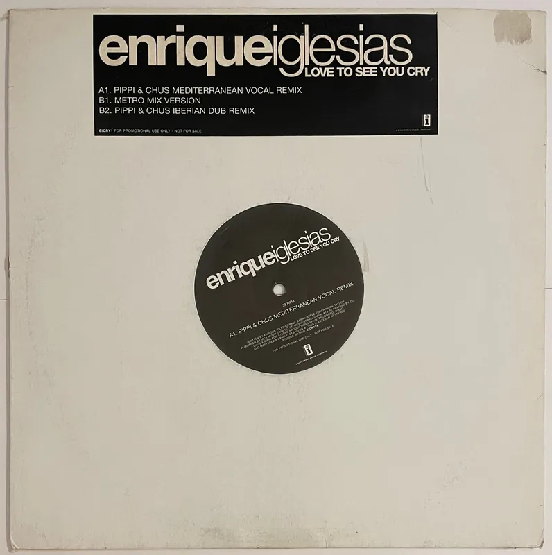 Express Delivery Enrique Iglesias - Love To See You Cry 12" Single (Promo)– museum vinyl