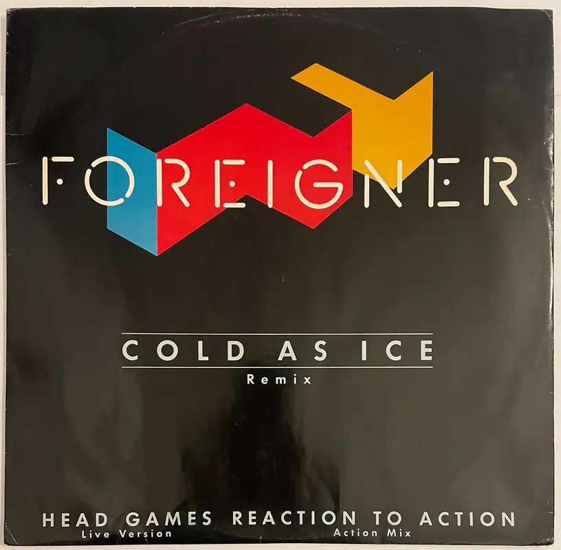 Foreigner - Cold As Ice (Remix) 12" Single– museum vinyl Cheap