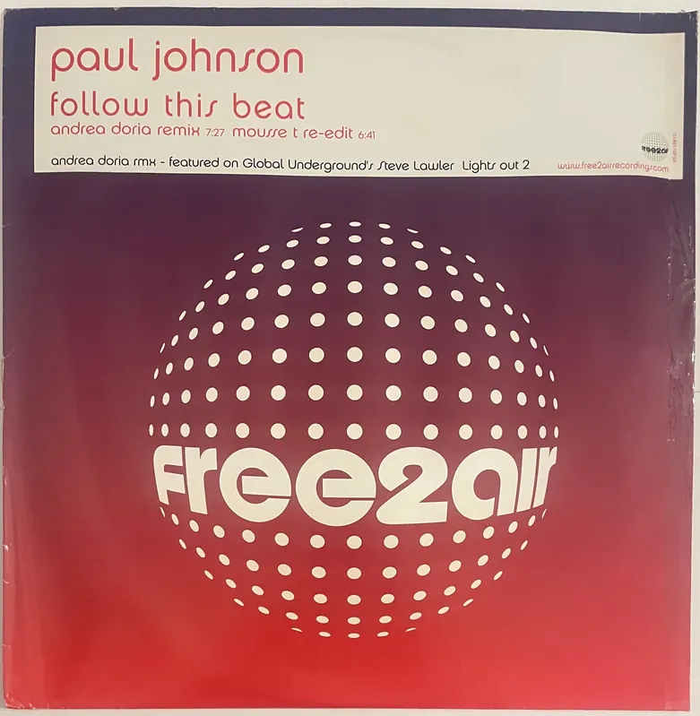 Today Only Paul Johnson - Follow This Beat 12" Single– museum vinyl