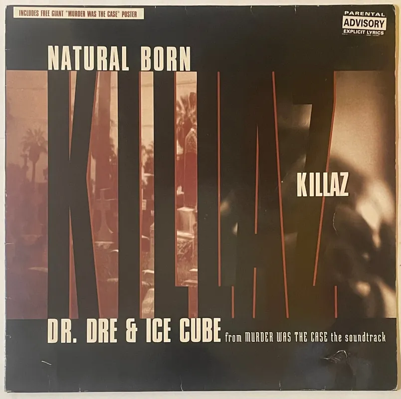Dr. Dre & Ice Cube – Natural Born Killaz 12" Single (Includes Used Pos– museum vinyl Fresh Stock