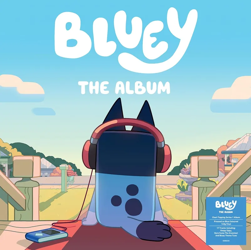 Time-Limited Joff Bush & The Bluey Music Team – Bluey The Album Lp (Ltd Blue)– museum vinyl