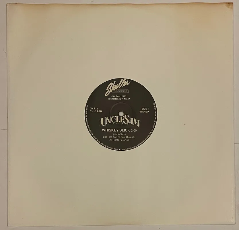 Uncle Sam - Whiskey Slick / Rumble 12" Single– museum vinyl Warranty Included